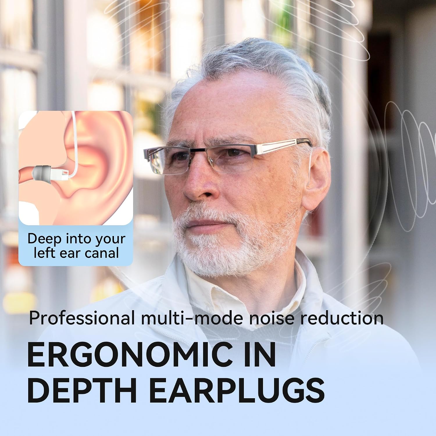 Hearing Aids for Seniors Rechargeable Hearing Aids Amplifiers with Bluetooth for Single Left Ear Hearing Loss Behind-The-Ear Ear Aid