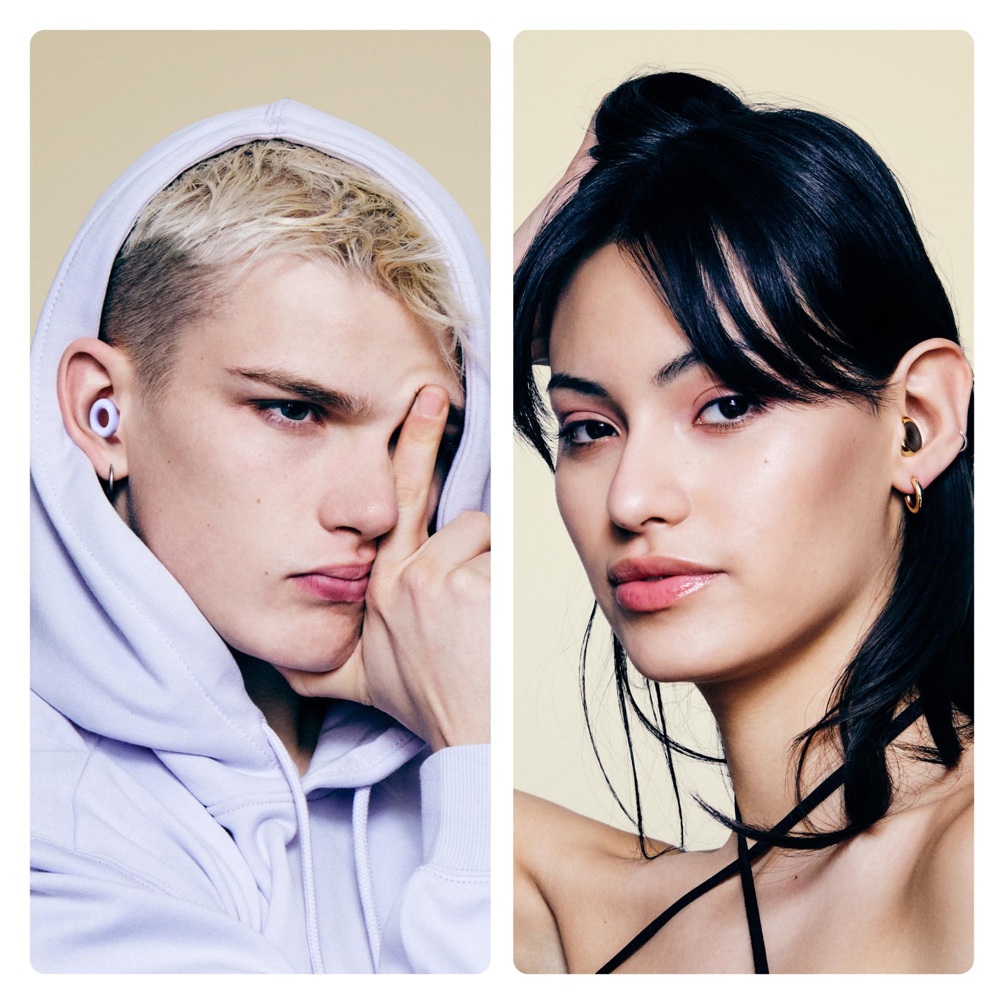 Loop Earplugs, coffret Jour & Nuit Plus (lot de deux) – Quiet 2 + Experience 2 Plus | Bouchons d’oreille réutilisables pour le sommeil, la concentration, la sensibilité au bruit
