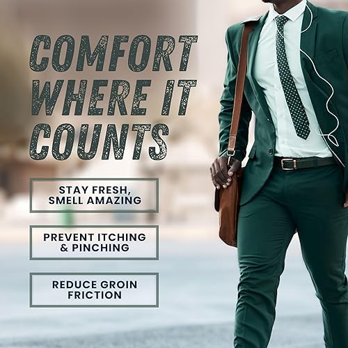 Miniatura 5 de Super Fresh  Desodorante de bola para hombres  Protección en polvo  Previene partes adhesivas y olores del hombre  Sin talco, sin parabenos, sin