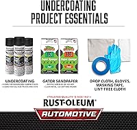 Vista 10 de Aerosol de pintura básica automático de 15 onzas Rust-Oleum 248656, negro profesional