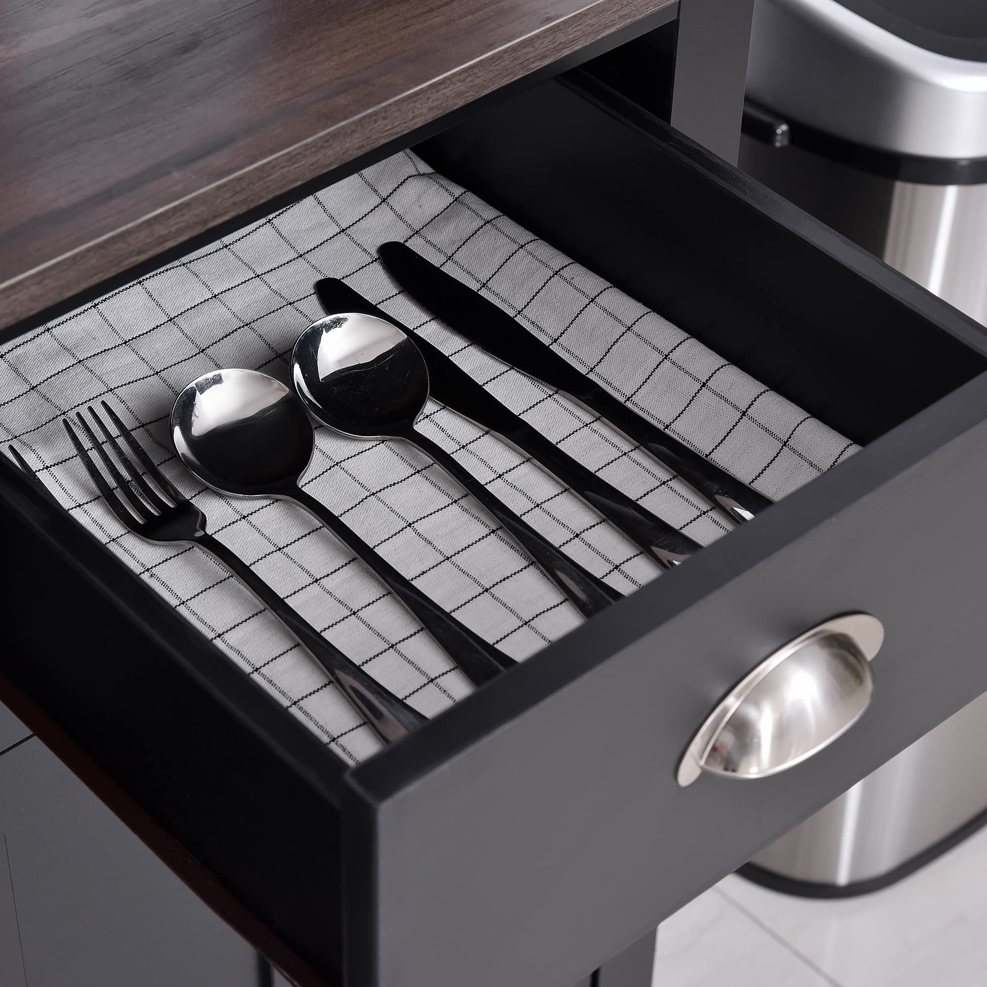 Buy 67" Freestanding Buffet with Hutch, Kitchen Pantry Storage