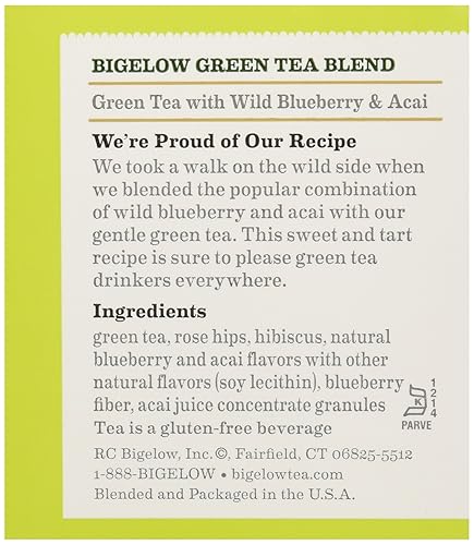 Miniatura 22 de Bigelow Tea Té verde bigelow con bolsas de té de limón con cafeína Caja de 20 contar - Paquete de 6