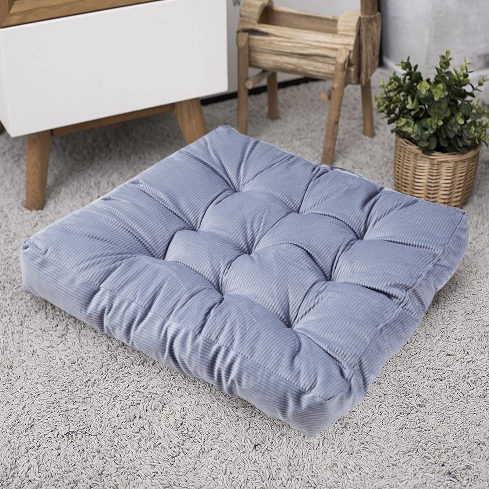 Amazon.com: Big Hippo Floor Pillow Cushion, 22 Inch Square Seat