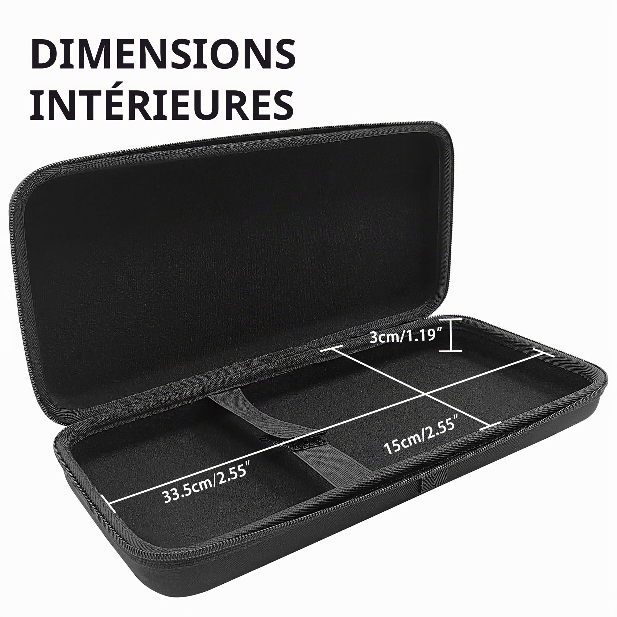 Musiin L'étui Rigide pour contrôleur DJ, Compatible sur Mesure avec Les contrôleurs NI Traktor X1 MK3, F1 et Z1, Offre Une Protection et Un Transport Pratique pour Un Transport sûr et Facile