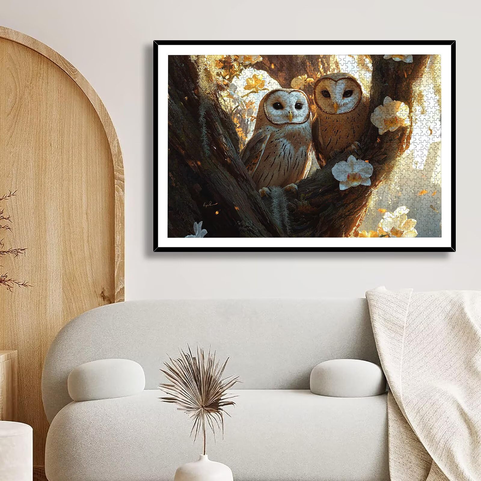 Puzzle 6000 Pezzi Gufo, Puzzle Animale 6000 Pezzi Arte per Adulti e Bambini, Misura: 179.5x105.5 cm, Puzzles Legno per Adulti con Squisita Scatola di Imballaggio, Idea Regalo Donna, Regalo Uomo, -7235