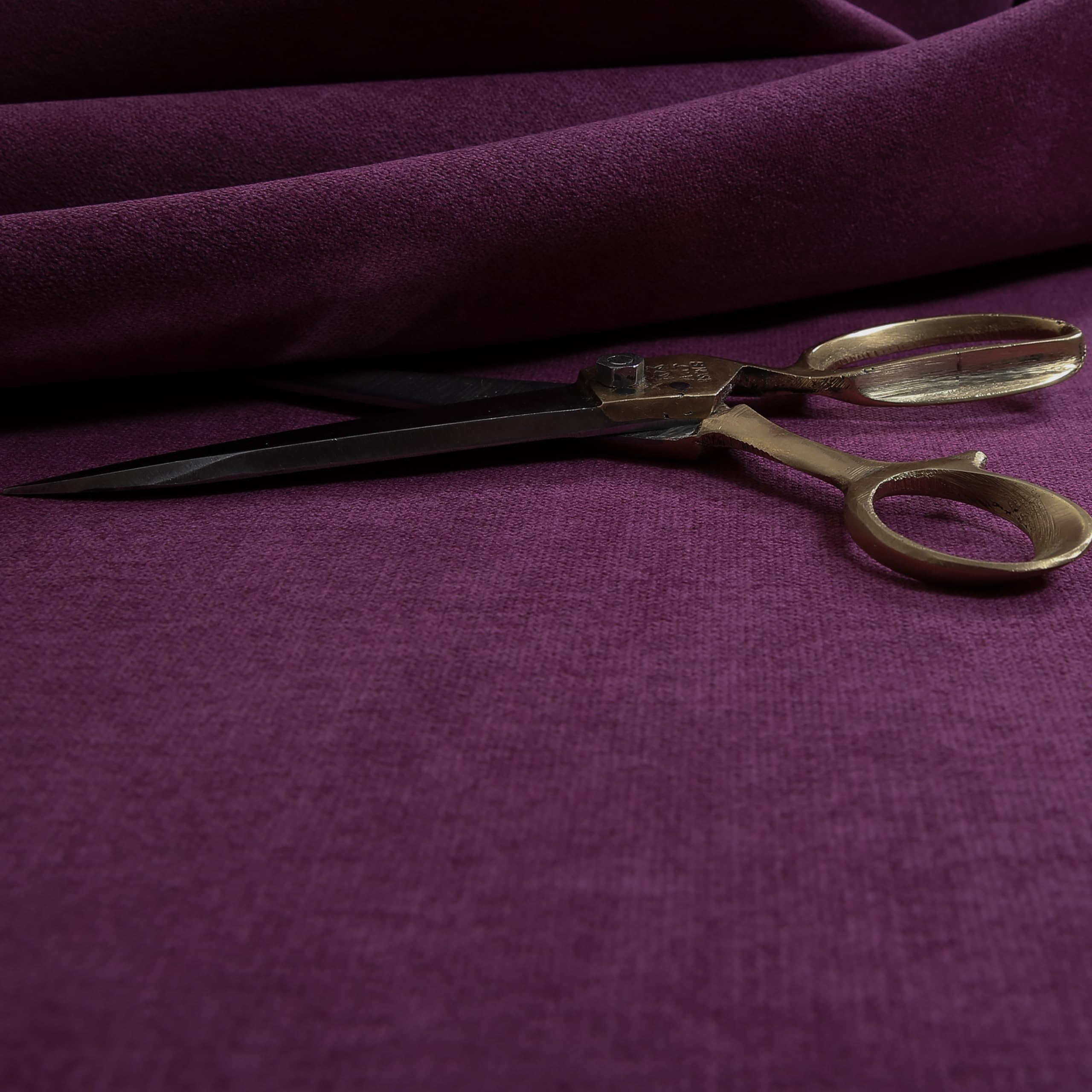 Redbrick Mill Fabrics Flame Retardant Quality Soft Highland Wool Effect Pink Colour Plain Chenille Curtain Upholstery Fabric (Per Metre) โ image 1
