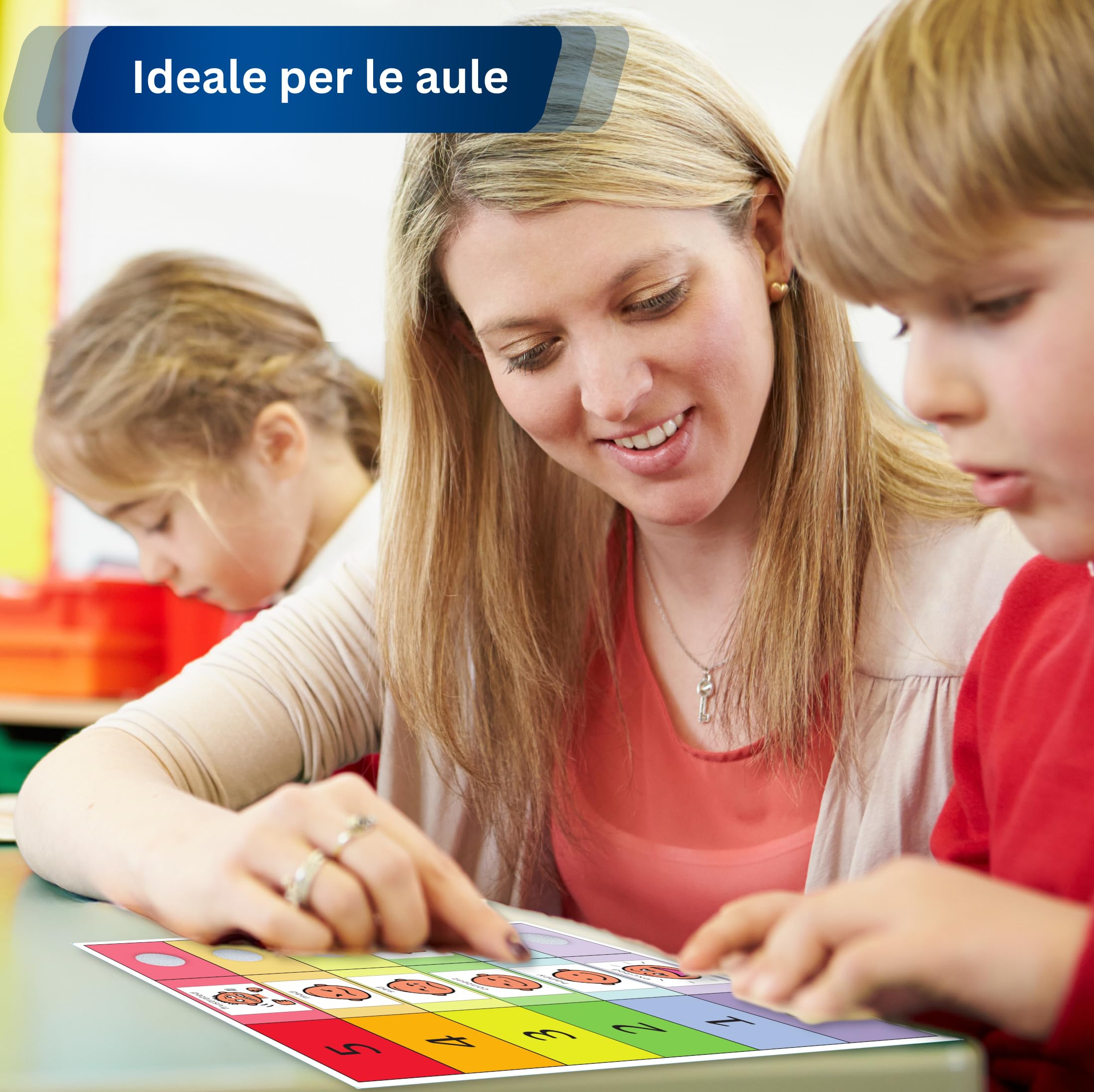 Consiglio sui Sentimenti - Italiano (Prodotto di Comunicazione visiva in plastica Impermeabile per autismo, Bambini autistici)