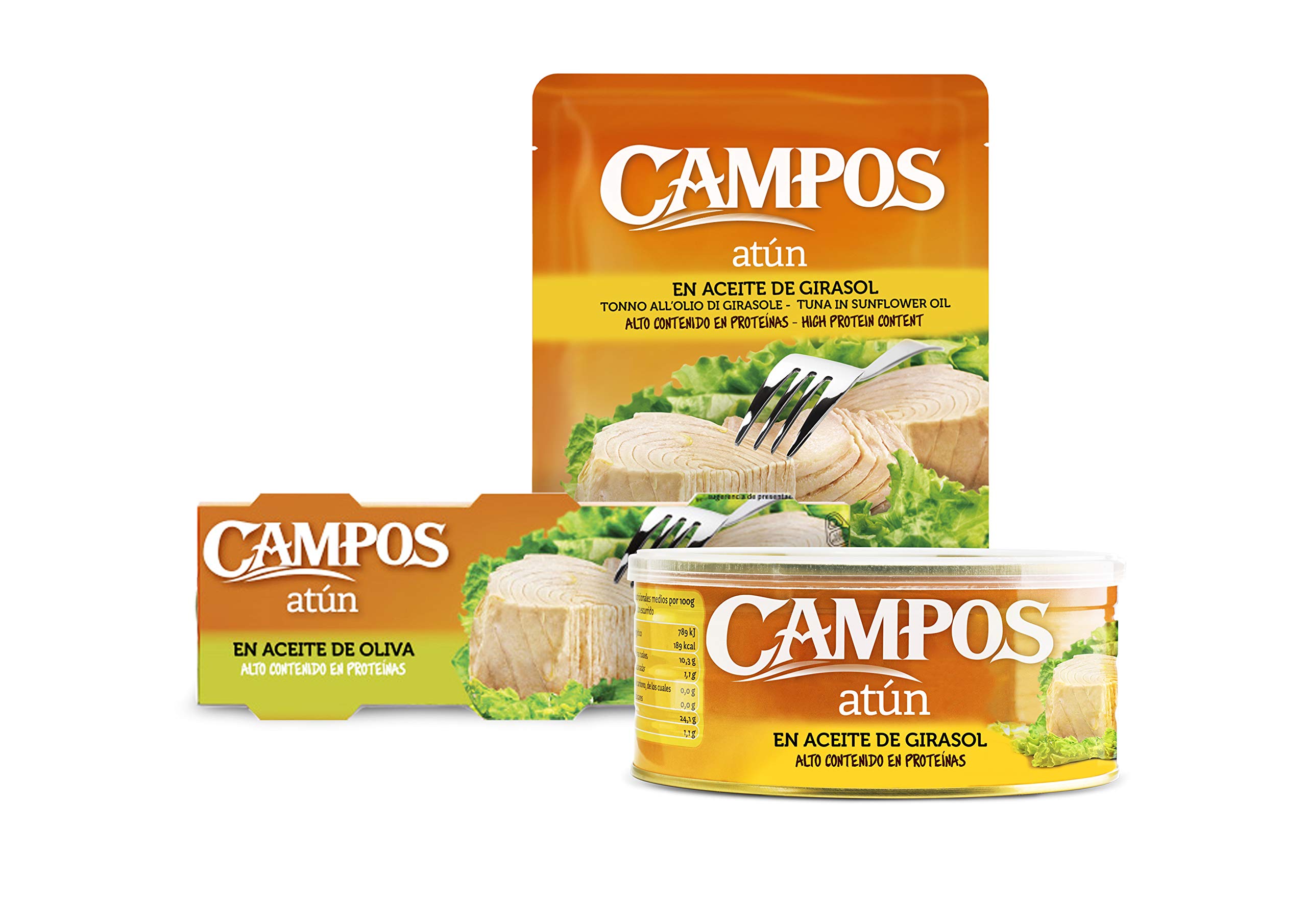 Campos Atún En Aceite De Girasol Trozo 400 g