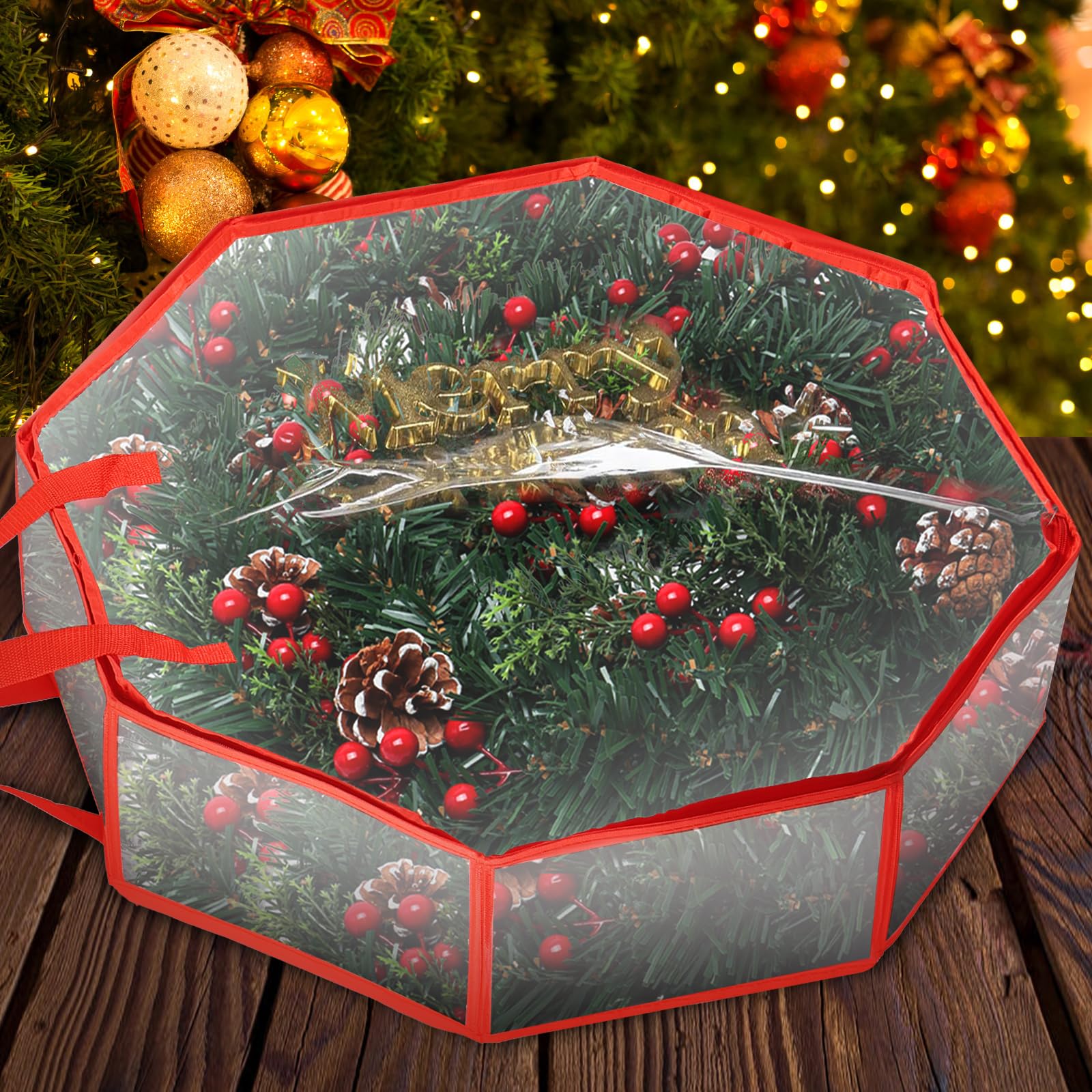 LYDODOKA Wreath Storage Bag, 27.6×7