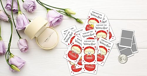 Miniatura 5 de Juegos de tarjetas para rascar para despedida de soltera, juego de despedida de soltera, ideas para fiestas de compromiso, actividades para anillos