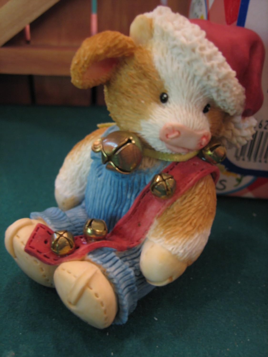 Mary's Moo Moos by Enesco"Jingle Bull" Cow With Jingle