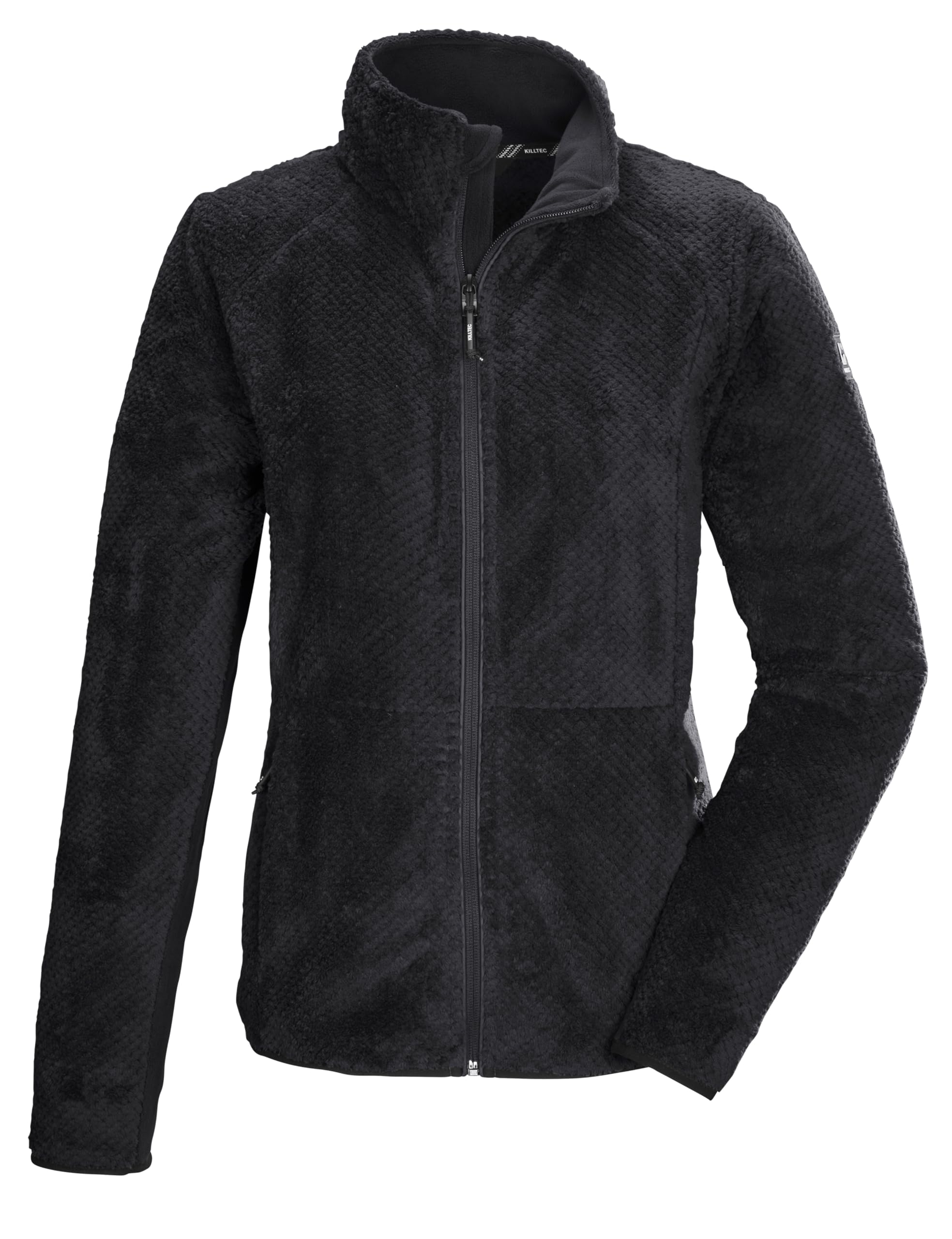 Killtec Damen Kow 6 Wmn Kntflc Jckt Fleecejacke mit Stehkragen