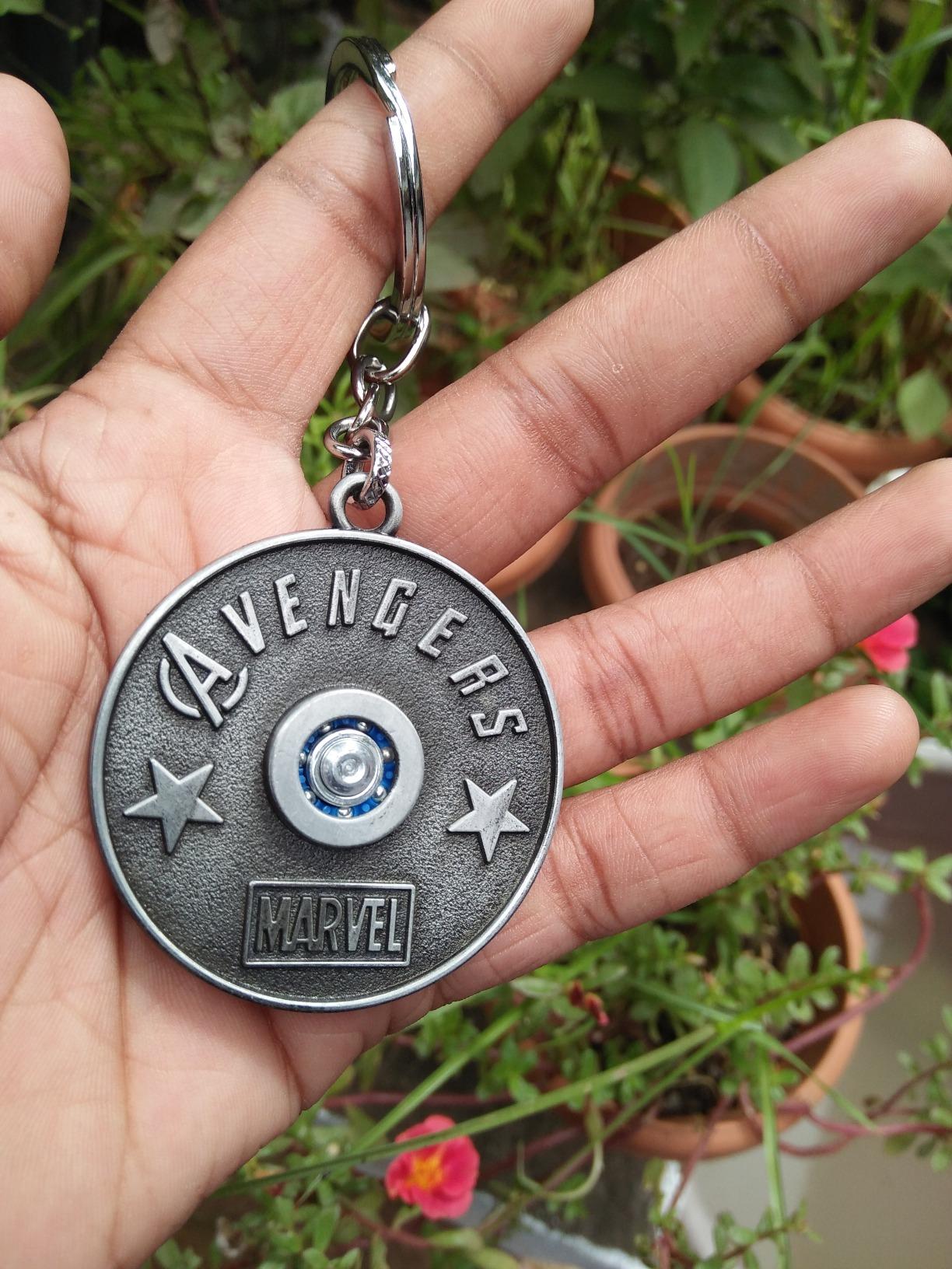 Aai Avenger A Logo Metal Keychain - Golden : Amazon.in: Fashion