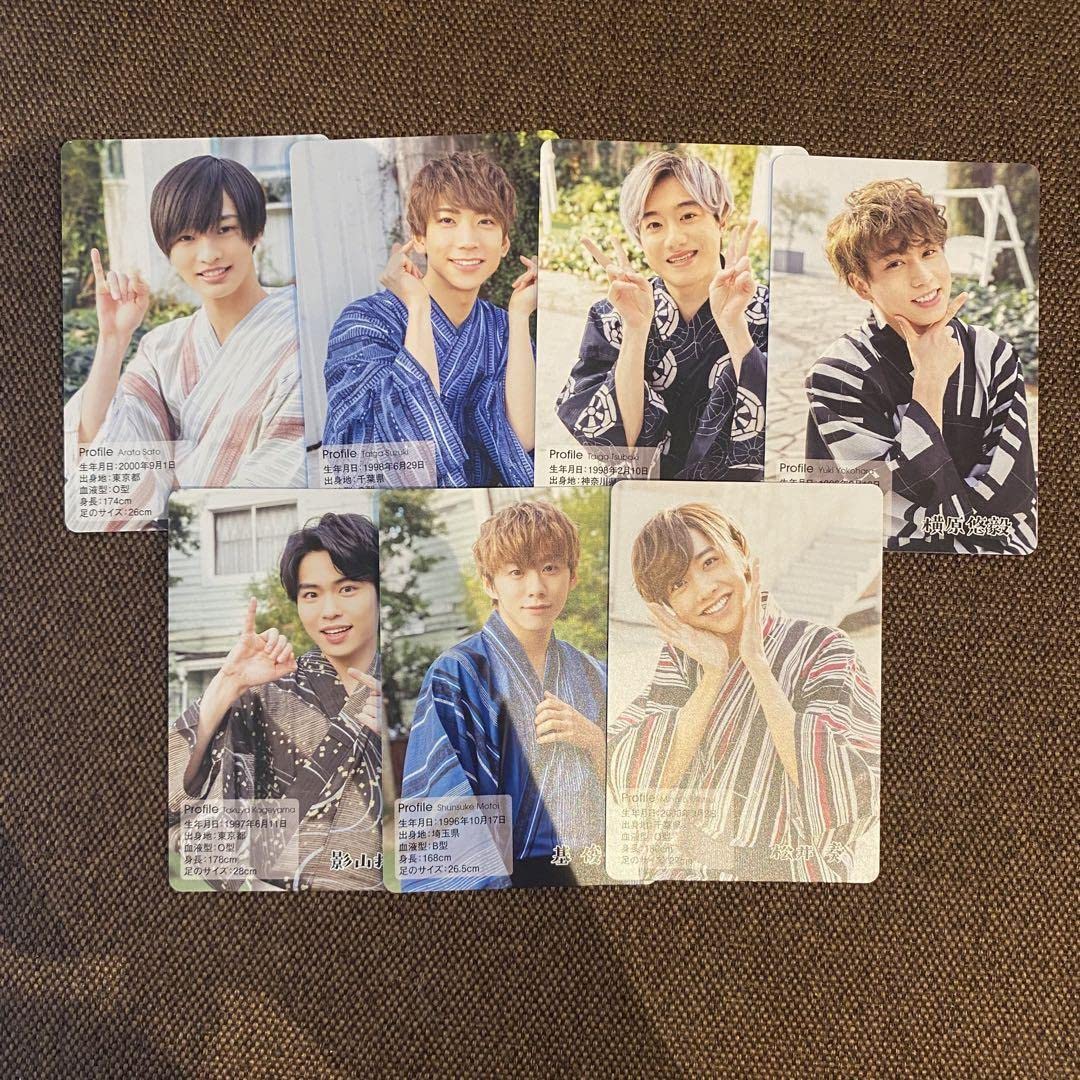 Amazon.co.jp: ジャニーズJr IMPACTors カレンダーカード : 文房具