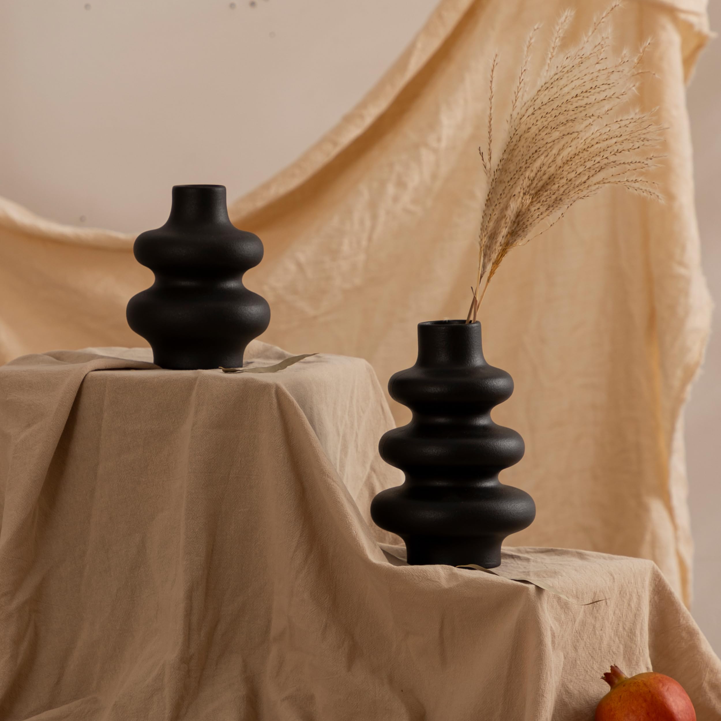Gran Oferta, Florero De Cerámica Nórdico, Florero Moderno, Simple, Alto Y Delgado, Jarron Giratorios Altos Para Decoración Del Hogar, Sala De Tar Y Critorio