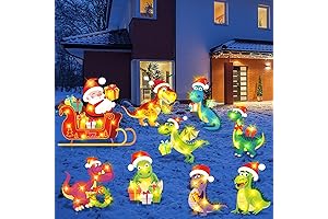 9 Pieces Christmas Yard Sign Stakes Decorations