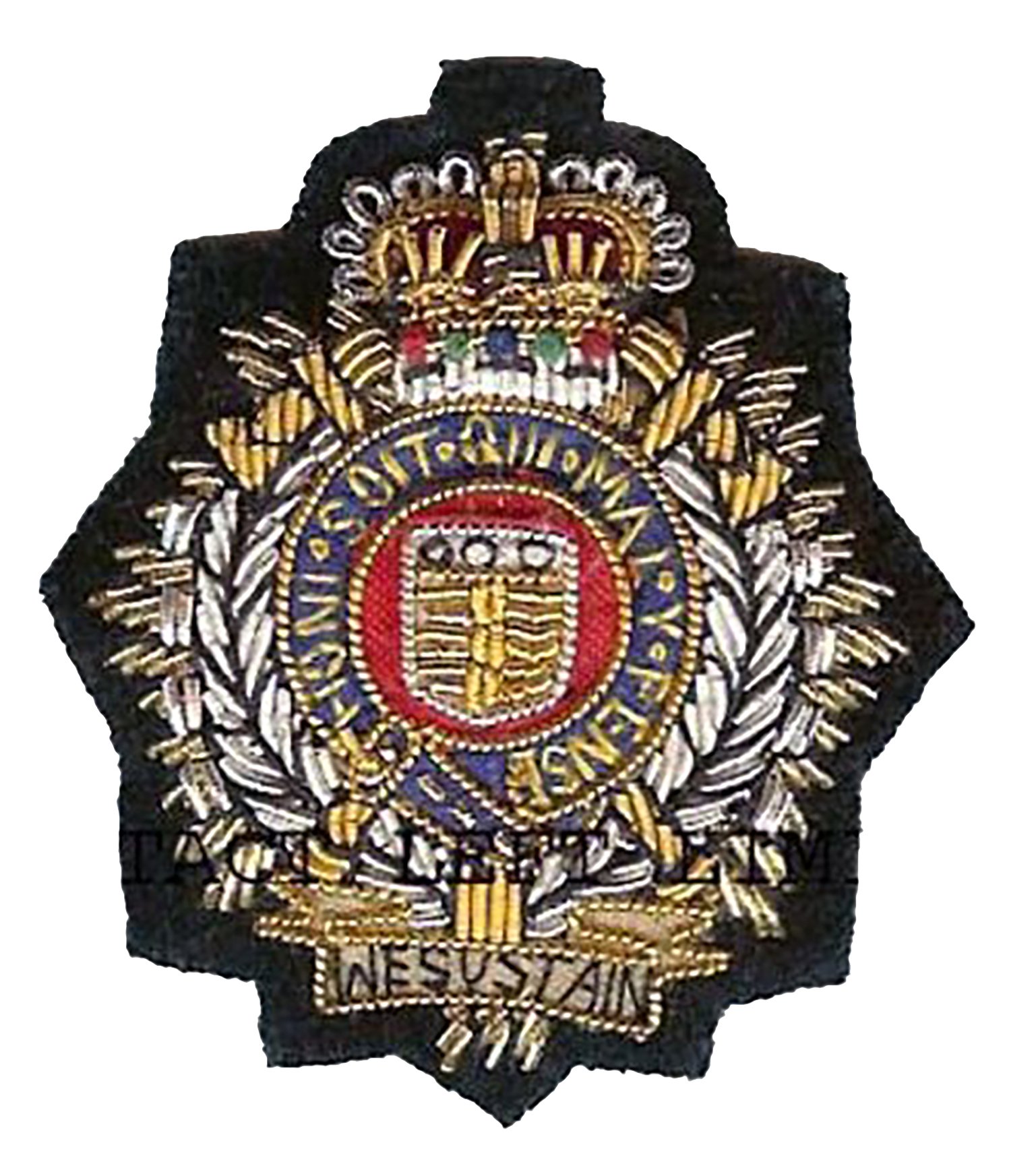 Official Royal Logistics Corp RLC Officers CAP/Beret Badge (Navy Blue)