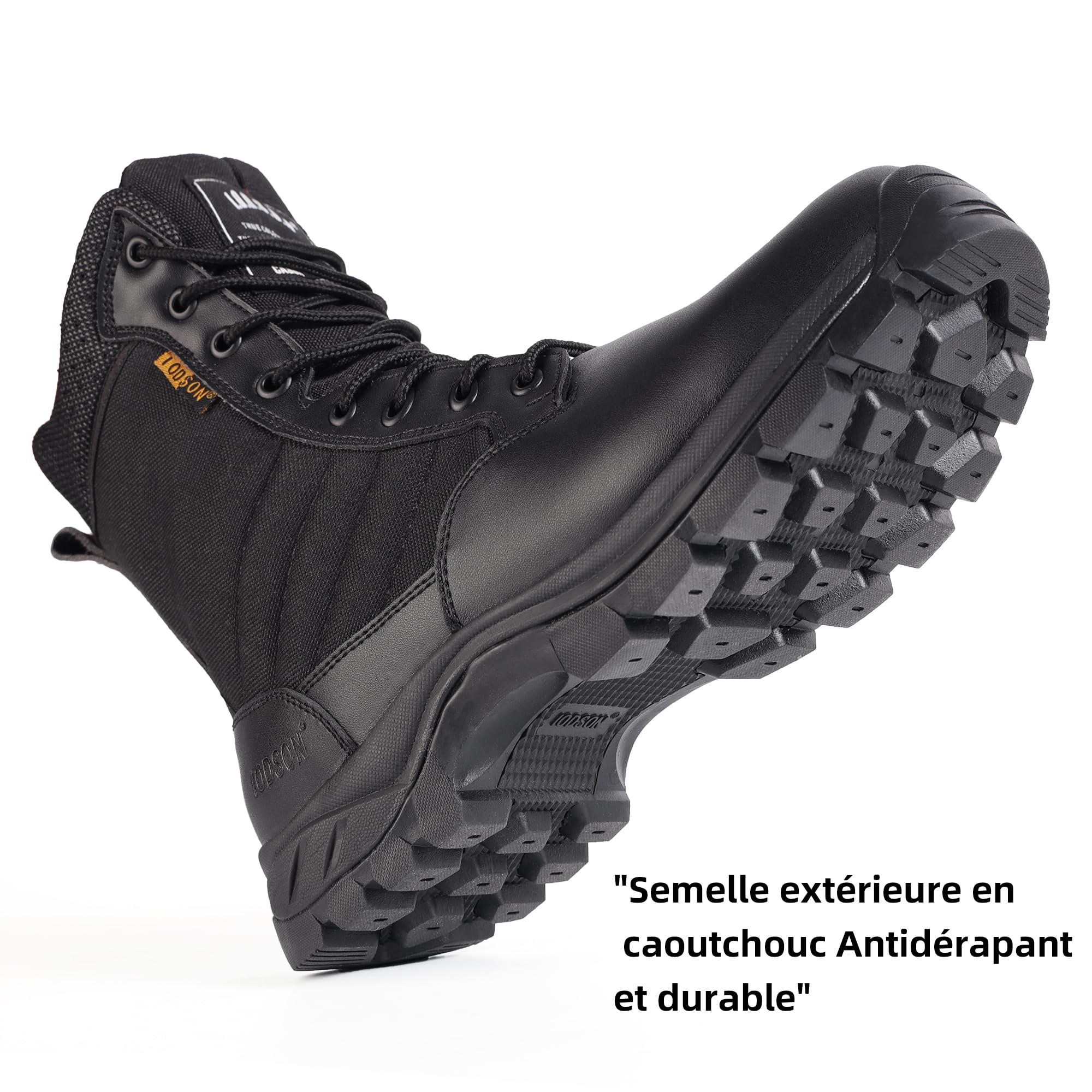 Bottes de Militaires travail tactiques Hommes légères rangers de Randonnée moto combat montante bottines cuir Avec fermeture éclair
