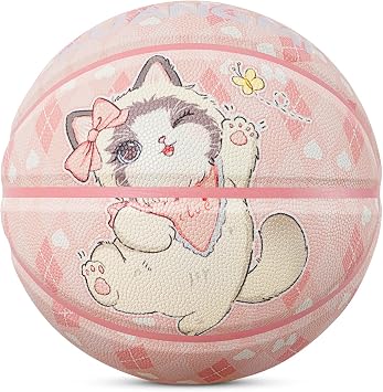 Kuangmi Kids Basketball Youth Size 527.5", Child Size 425.5", for Junior Teen Boys Girls Indoor Outdoor Play Game Training
