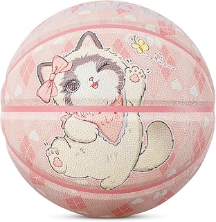 Kuangmi Kids Basketball Youth Size 5(27.5"), Child Size 4(25.5"), for Junior Teen Boys Girls Indoor Outdoor Play Game Training