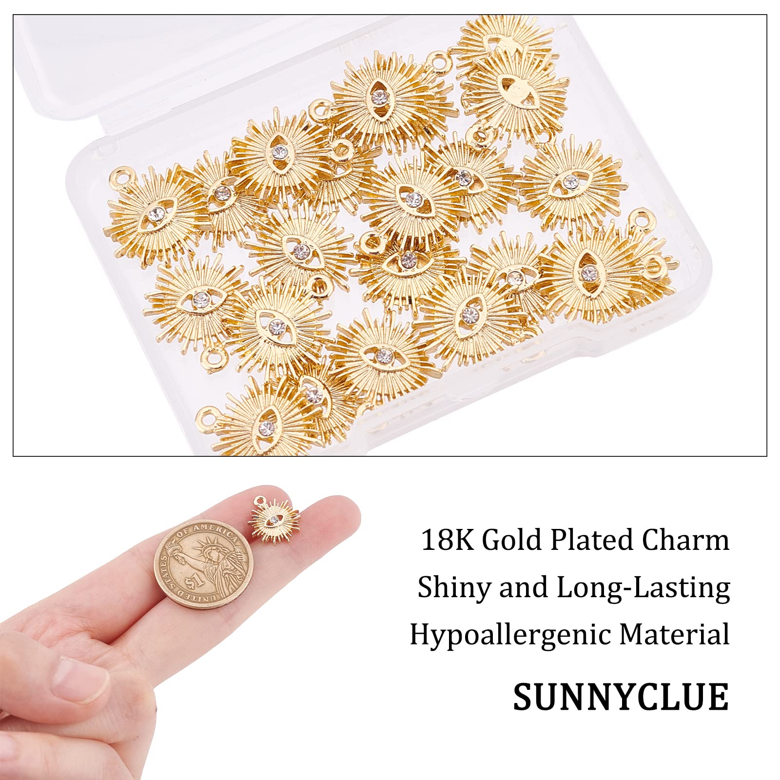 SUNNYCLUE 1 boîte Bricolage 10 Paires Boucles d'oreilles à Fleurs Roses