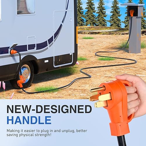 Miniatura 58 de Nilight Cable adaptador de cargador EV de 50 amperios a 50 amperios de 4 clavijas de cobre puro 250 V para soldador, conversión de enchufe Enchufe