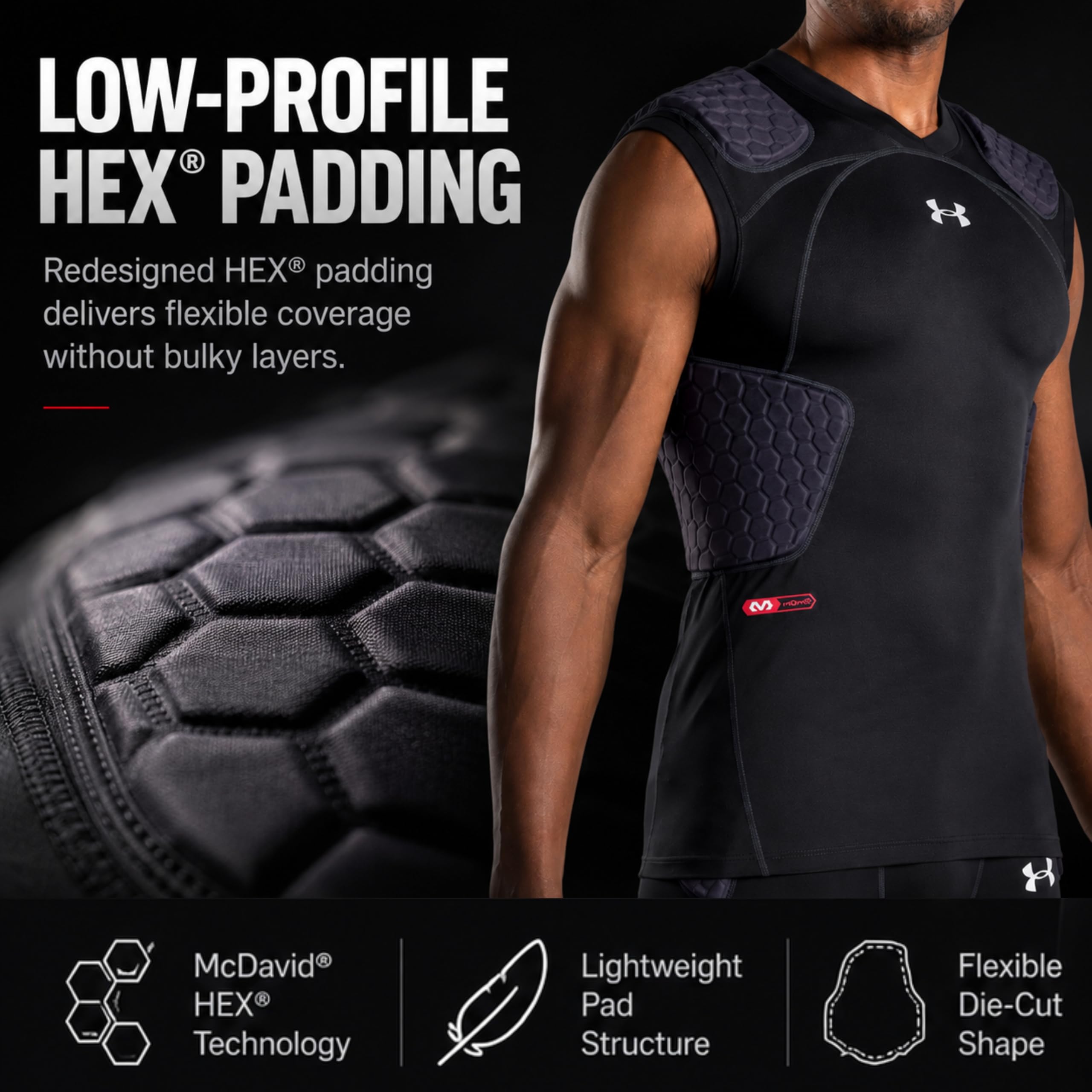 Under Armour Gameday Armour Pro - Camiseta de fútbol Unisex Adulto