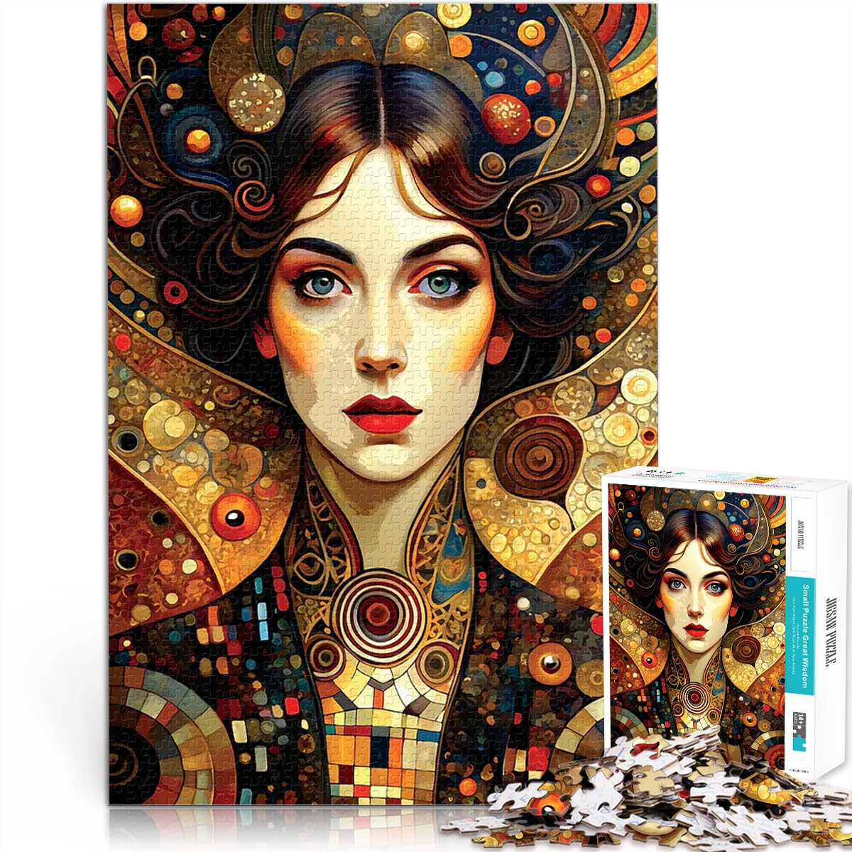 1000 Piece Puzzle For Adults Cubist Iconic Beautiful Familienspiel zum Stressabbau, schwierige Herausforderung Geburtstagsgeschenke52x38cm — image 1