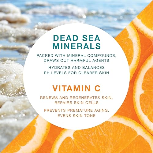 Miniatura 5 de Suero tonificante para la piel con complejo de vitamina C y minerales del mar muerto  Iluminador, minimizador de manchas oscuras, suero facial