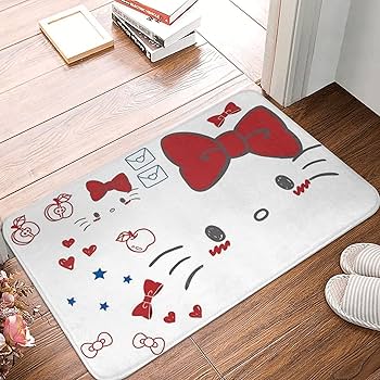 Amazon | 玄関マット ハローキティ 可愛い 屋外 室内 滑り止め