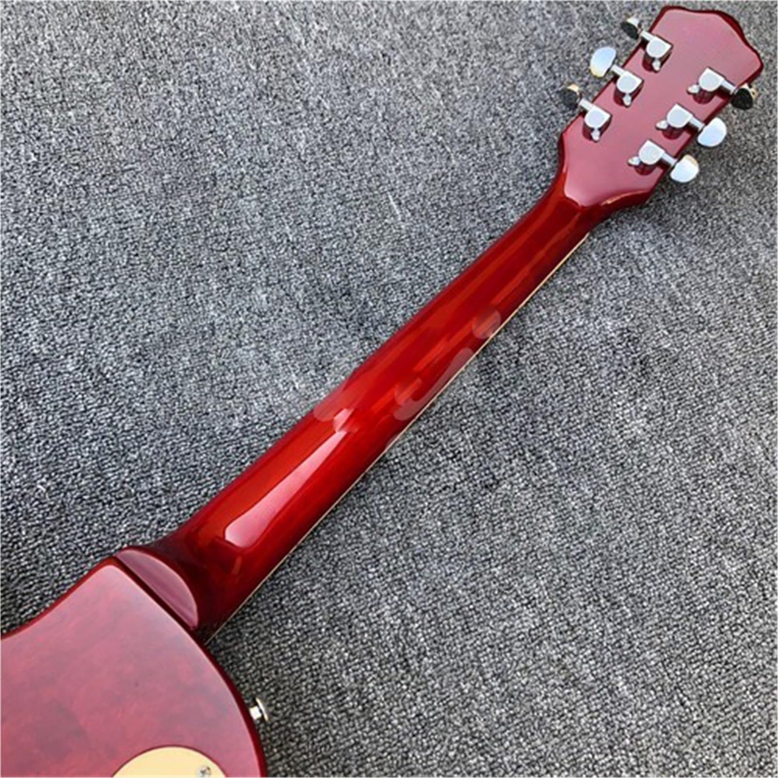 Typ Wydajności Gitara Elektryczna Początkujący Profesjonalna Gitara Elektryczna Z Klonu Płomienistego Litego Mahoniowego Korpusu I 6 Strunami