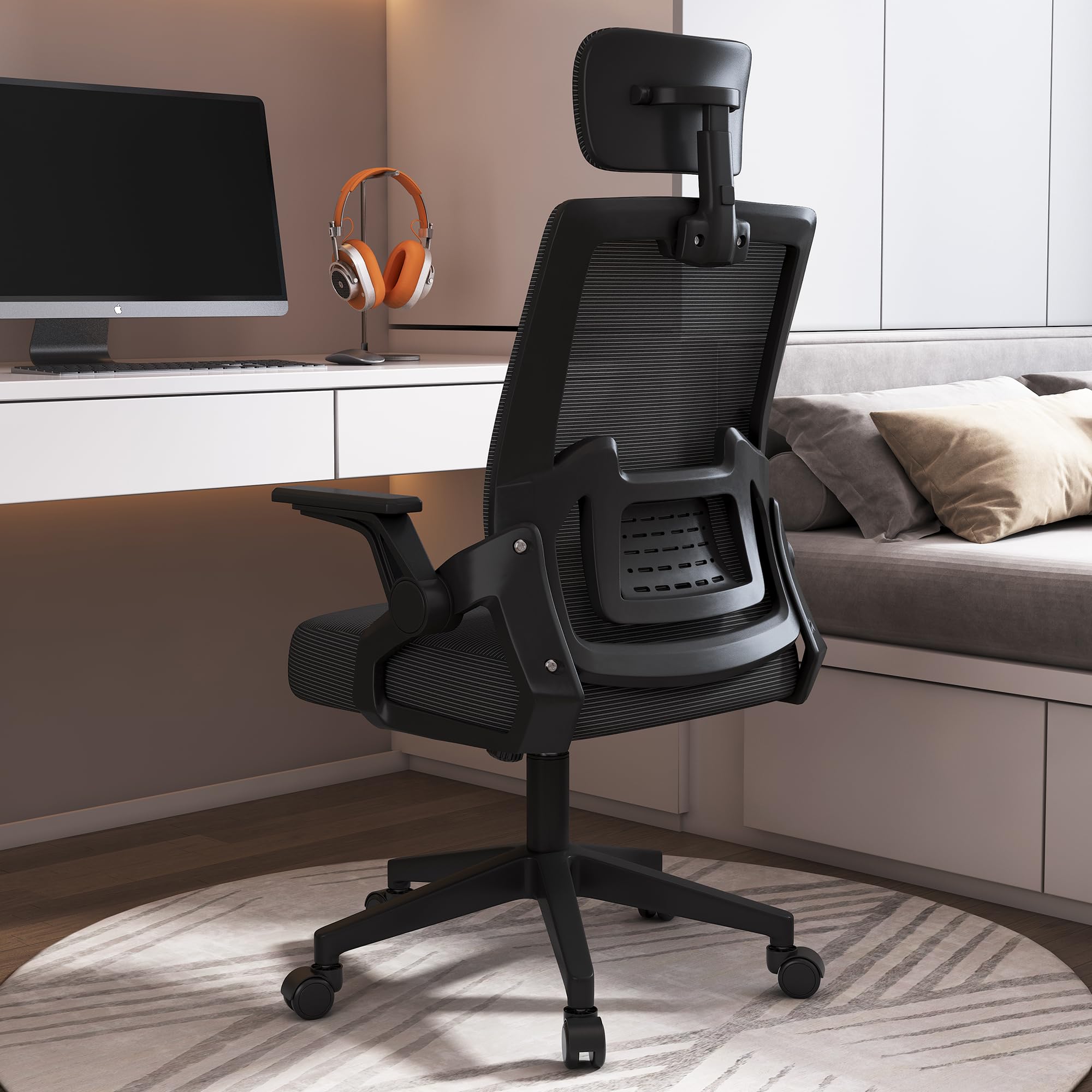 TREHOME High Back Office Chair - Ergonomic Mesh Desk Chair for
