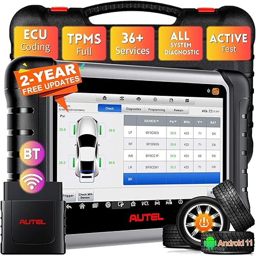 Miniatura 18 de Autel Escáner MaxiCOM MK808Z-BT - Igual que MK808BT Pro, Android 11 Herramienta de escaneo de control bidireccional, actualizado