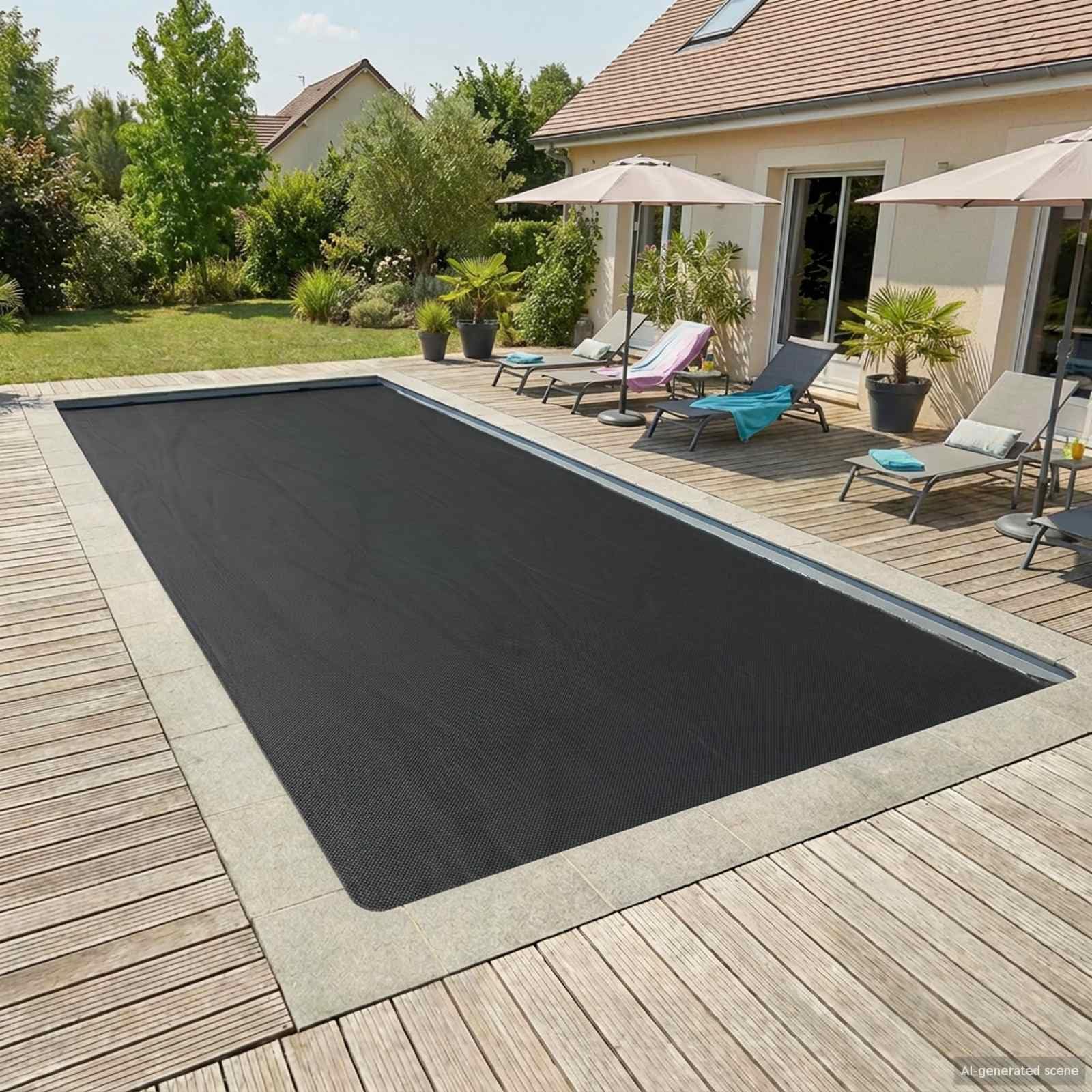 Copertura solare per piscina giardino A16