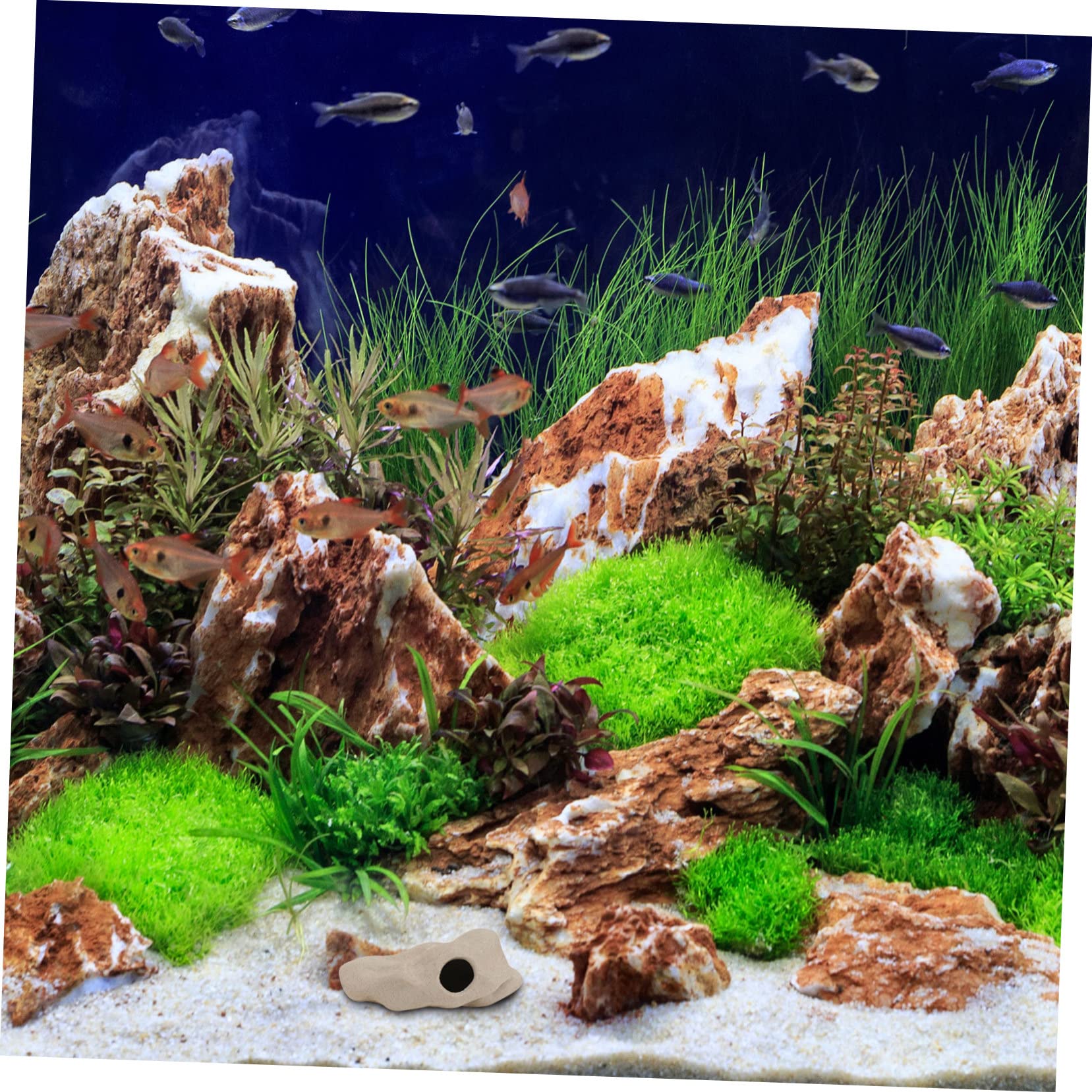 BESPORTBLE 9stücke Keramische Garnelenhöhlen Für Aquarien Dekorative Landschaftselemente Für Fischtanks Verstecke Und Laichnester Und Langlebig