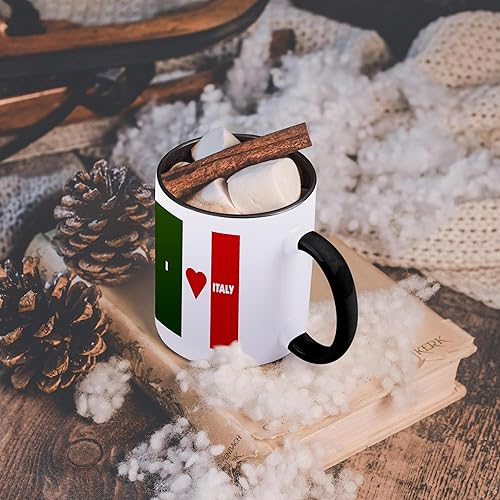 Miniatura 6 de 3dRose Florene Décor II - Tazas I Love Italy II (taza_55211_9)