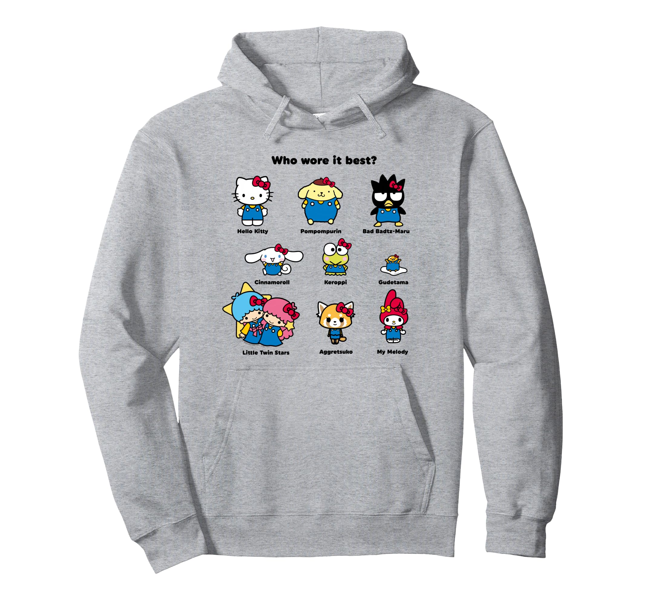 Hello Kitty Sanrio Friends Cute Fashion Japan Pullover Hoodie
