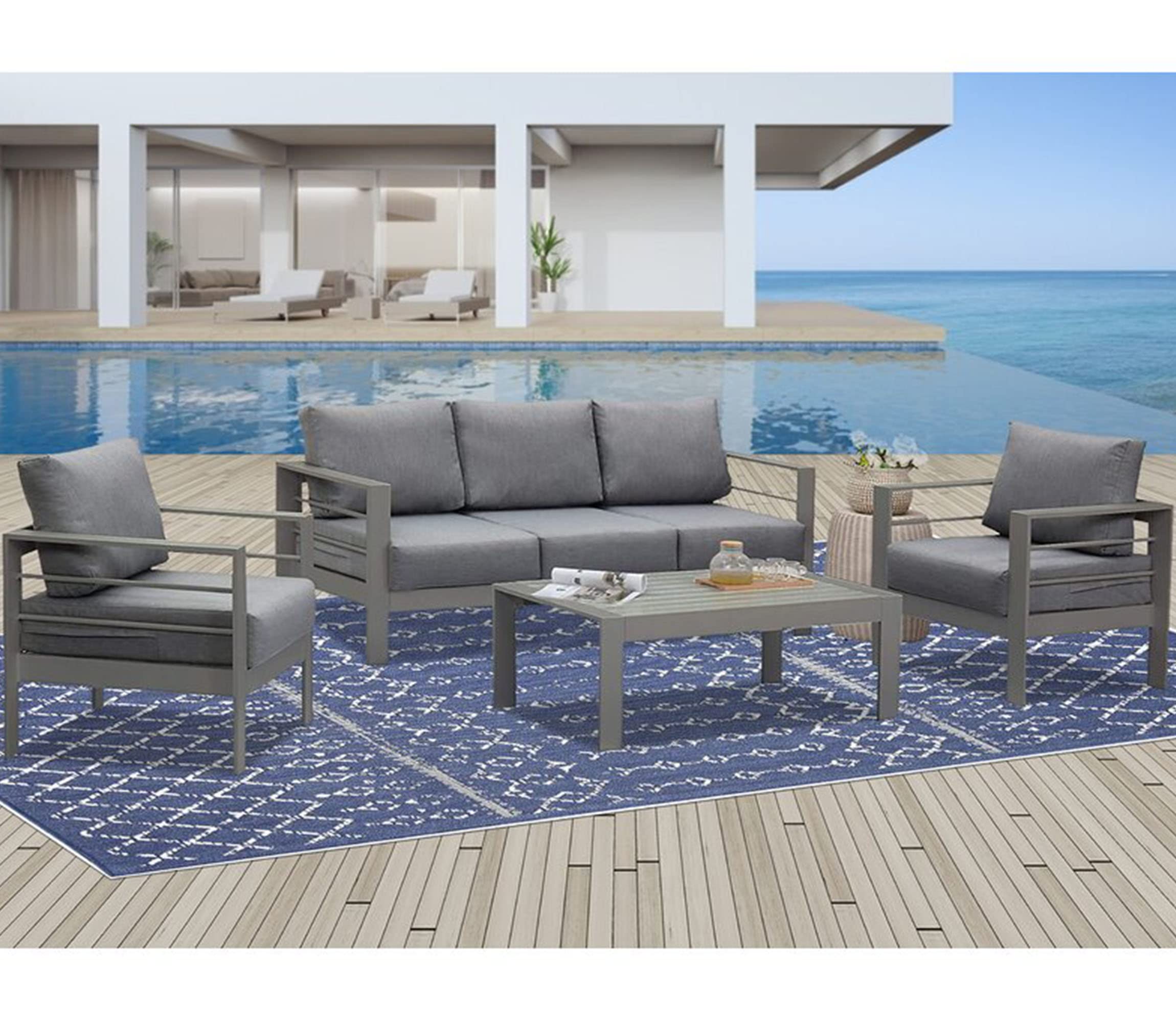 Modern Aluminum Patio Furniture atelieryuwa.ciao.jp