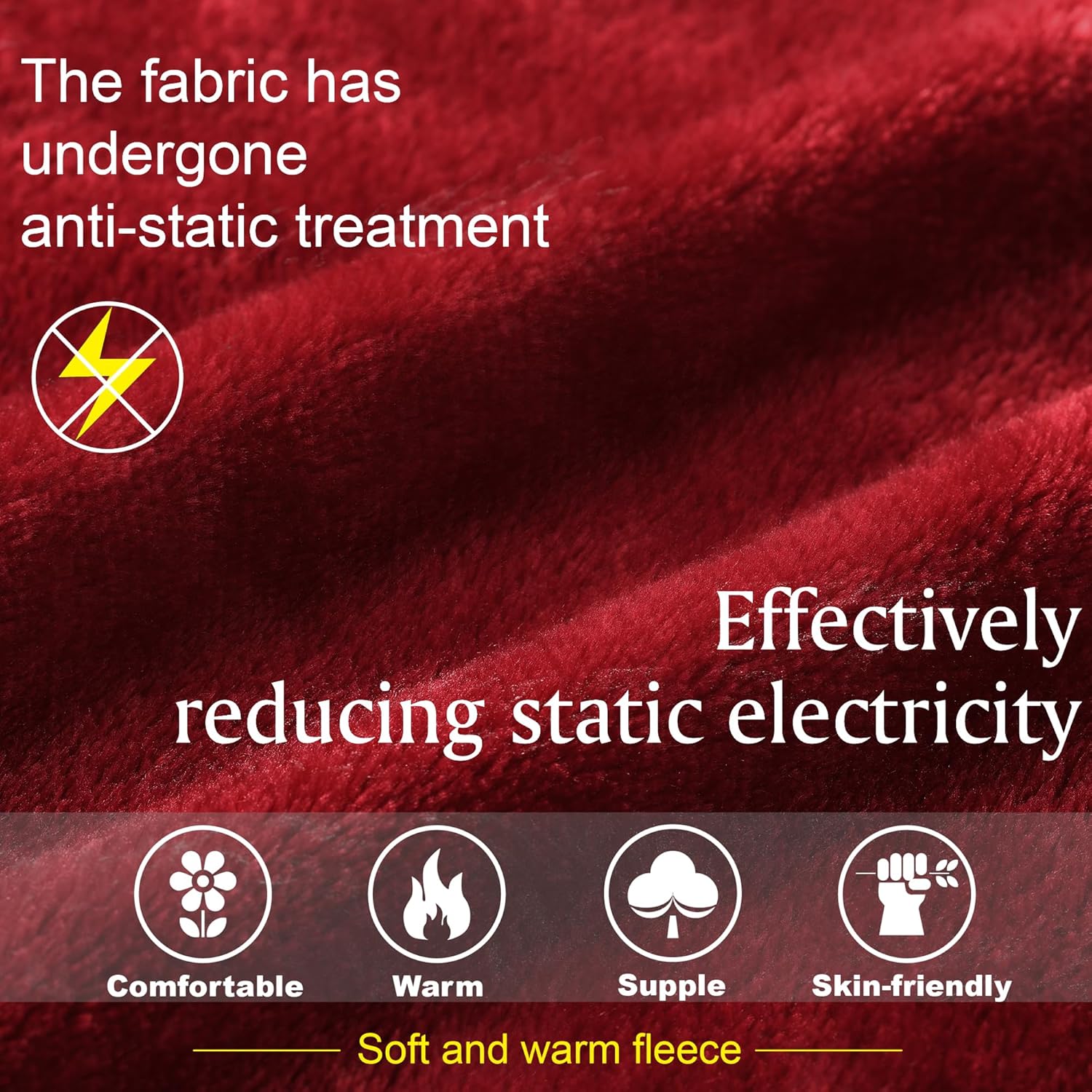 Inner Wish Mens Hooded Robe, Plush Long Bath robes Cozy Warm Bathrobe Fuzzy male Spa Robe With Pockets - Image 6