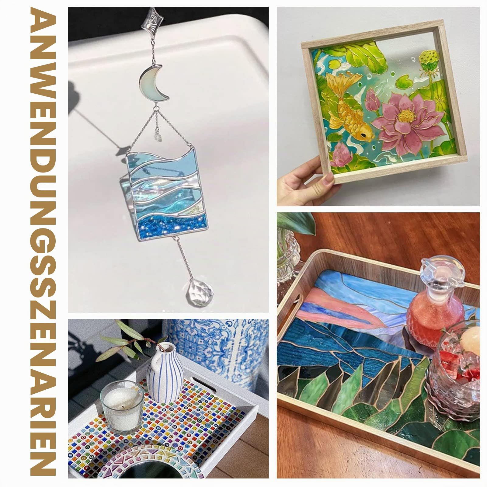 Professionelles 23-teiliges Buntglas-Starter-Werkzeug-Set, DIY-Glas- und Mosaik-Werkzeug-Set, Glasschneider-Werkzeug und Lötkolben-Set, für Glasarbeiter/Glashandwerk-Enthusiasten/Mosaik-Starter