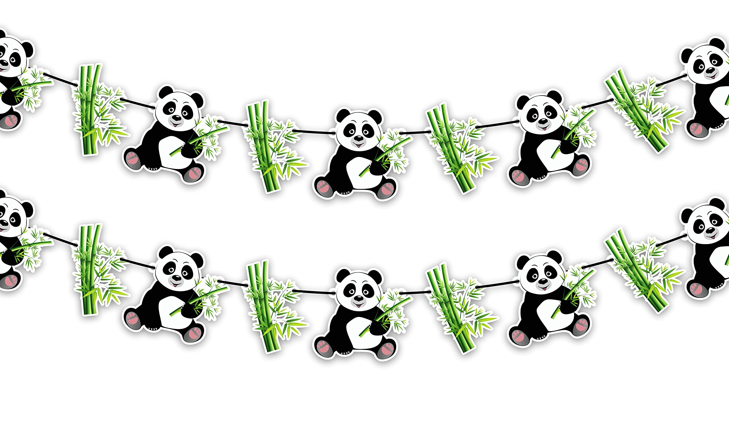 Guirlande de panda Seyal le cadeau de naissance idéal pour une decoration de berceau unique