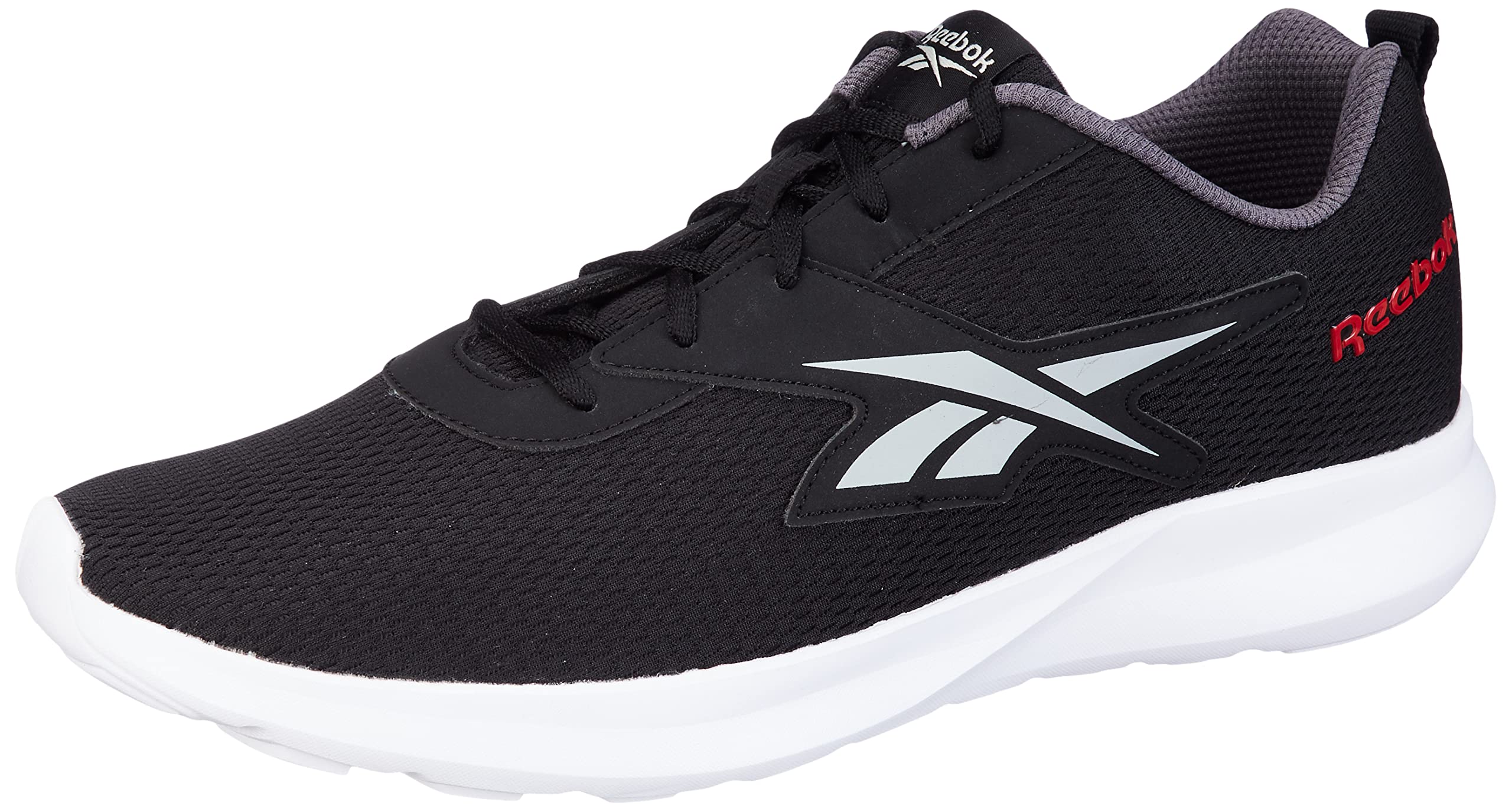 Reebok Men Synthetic/Textile Voyager 1.0 M Running Shoes Black/ASH Grey/Vector RED UK-10 (B0B5HKRPT7) Amazon Price History, Amazon Price Tracker