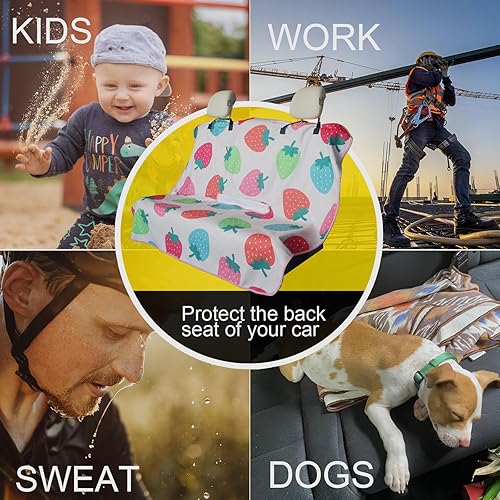 Miniatura 164 de Funda protectora de asiento de automóvil, para asientos delanteros, para entrenamiento de gimnasio, correr, nadar, playa y senderismo, impermeable