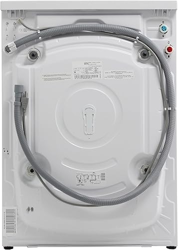 Vista 6 de Lavadora compacta West Bend de carga frontal con 15 ciclos de lavado, pantalla LED, puerta transparente, diseño apilable y que ahorra espacio