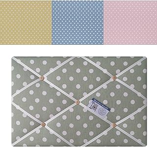 Custom Handmade Bespoke Pin/memo/Notice/Photo Cork memo board Cath Kidston Button Spot Fabrics Choice of Colours and Sizes