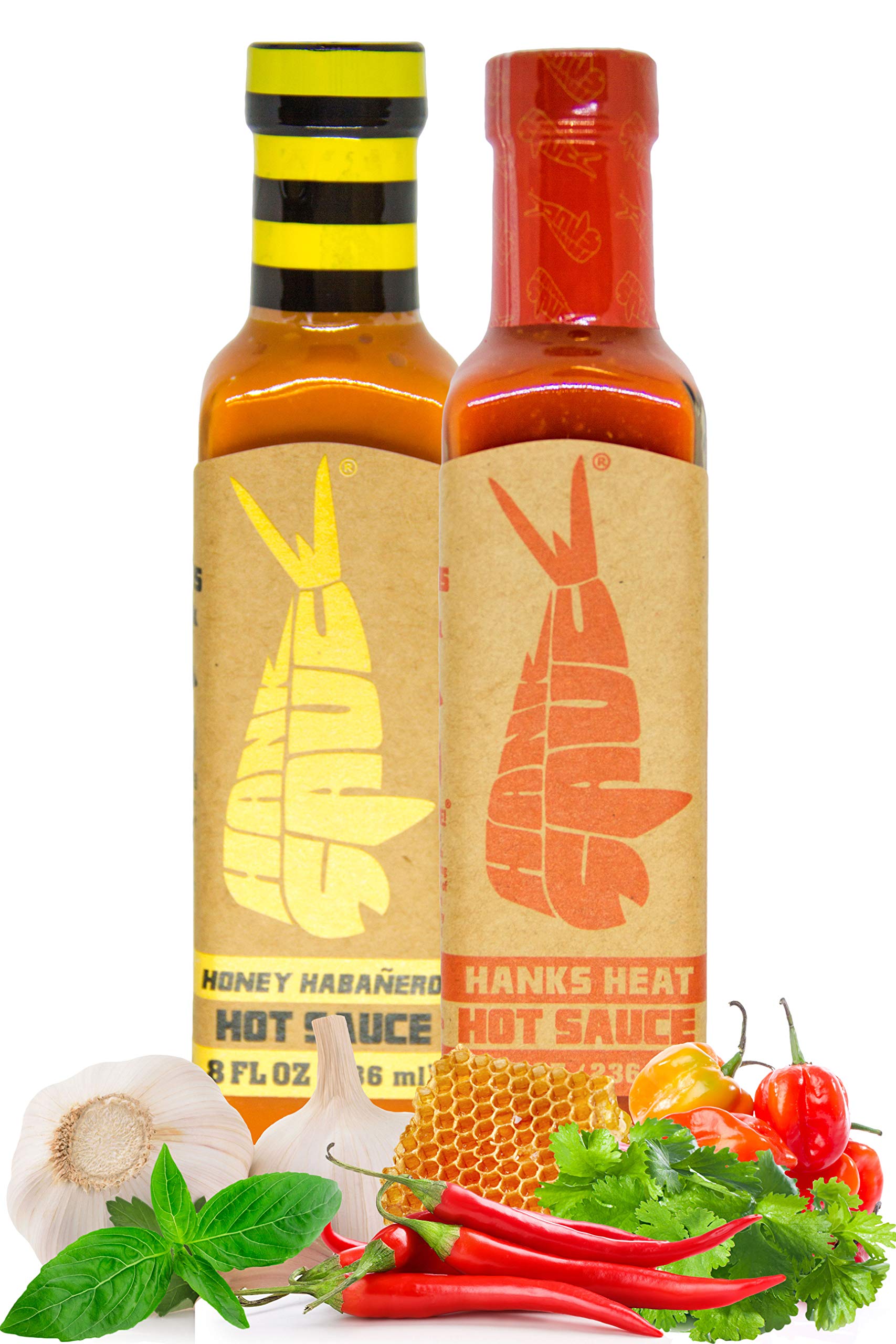 Buy Hank Sauce Hot Sauce Variety Pack Versatile Hot Pepper Sauce with
