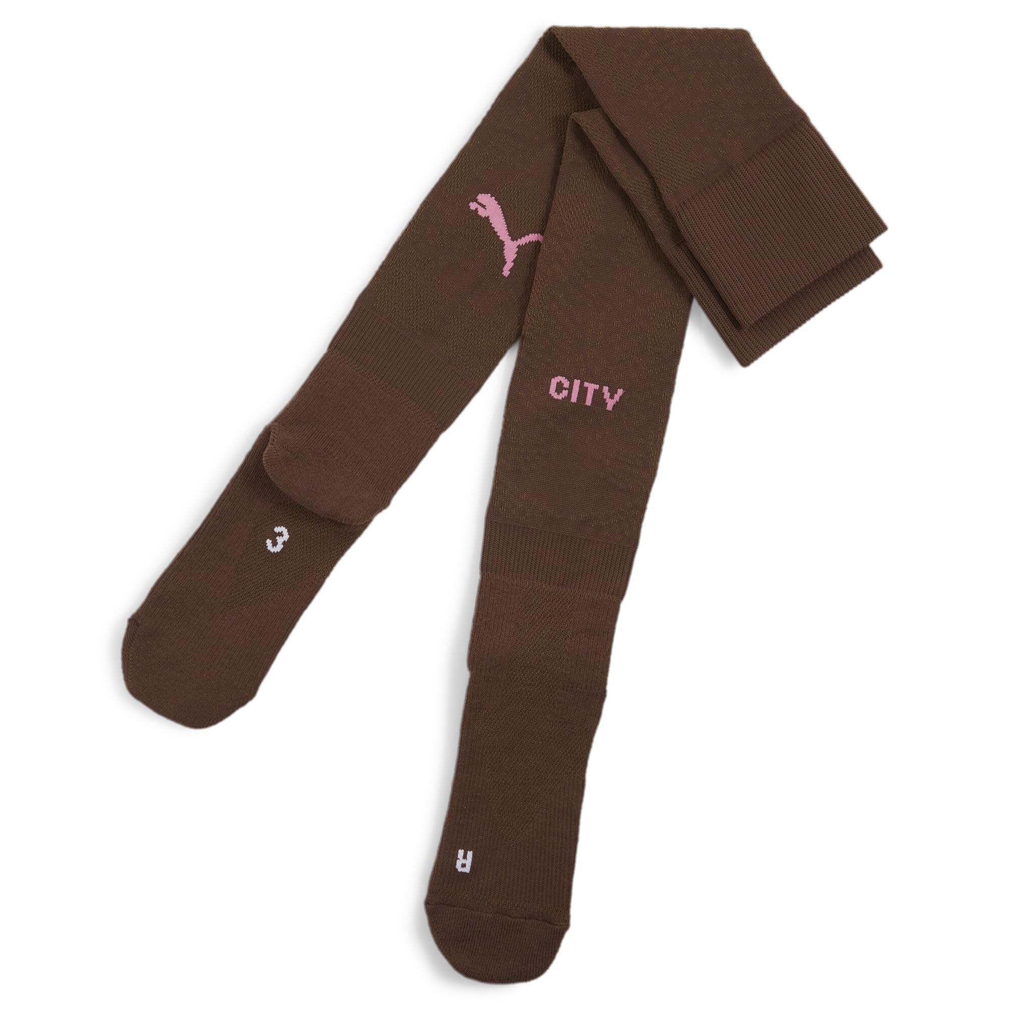 PUMAManchester City Goalkeeper Graphic Mens Socks Brown Size 2.5-5