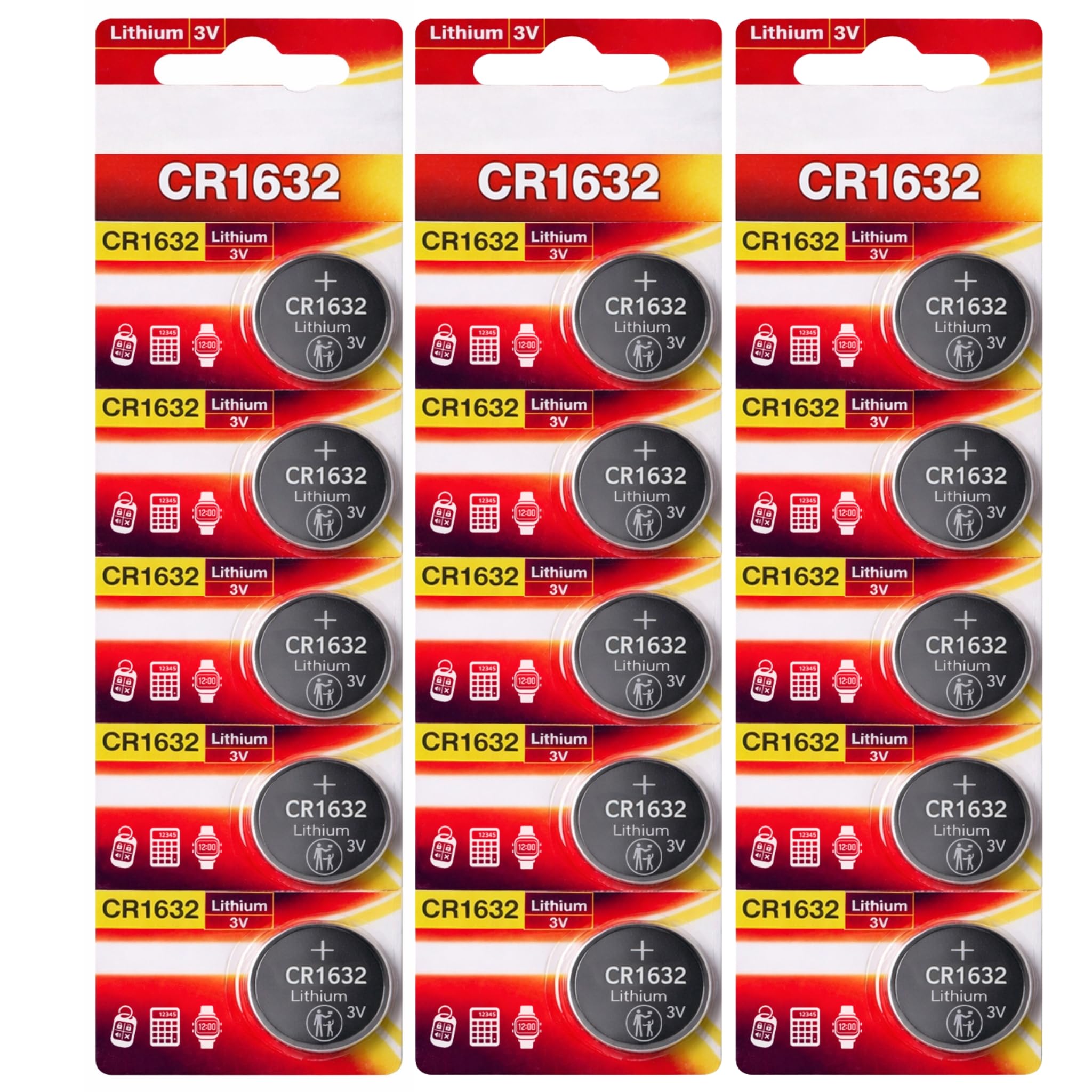 CR2032 Batteries, Long Lasting 3V Lithium Coin Cell 2032 Battery for Apple Airtag, Car Key Fobs, Watches, Heart Rate Monitors, Scales, LED Candles, Calculators & Other Small Devices (Pack of 2) — view 35