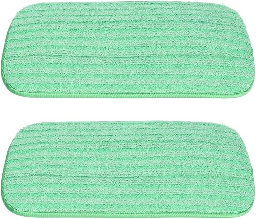 Juego de 2 almohadillas de microfibra para mopa en seco y húmedo, accesorios reutilizables para trapeadores Swiffer WetJet o almohadillas de