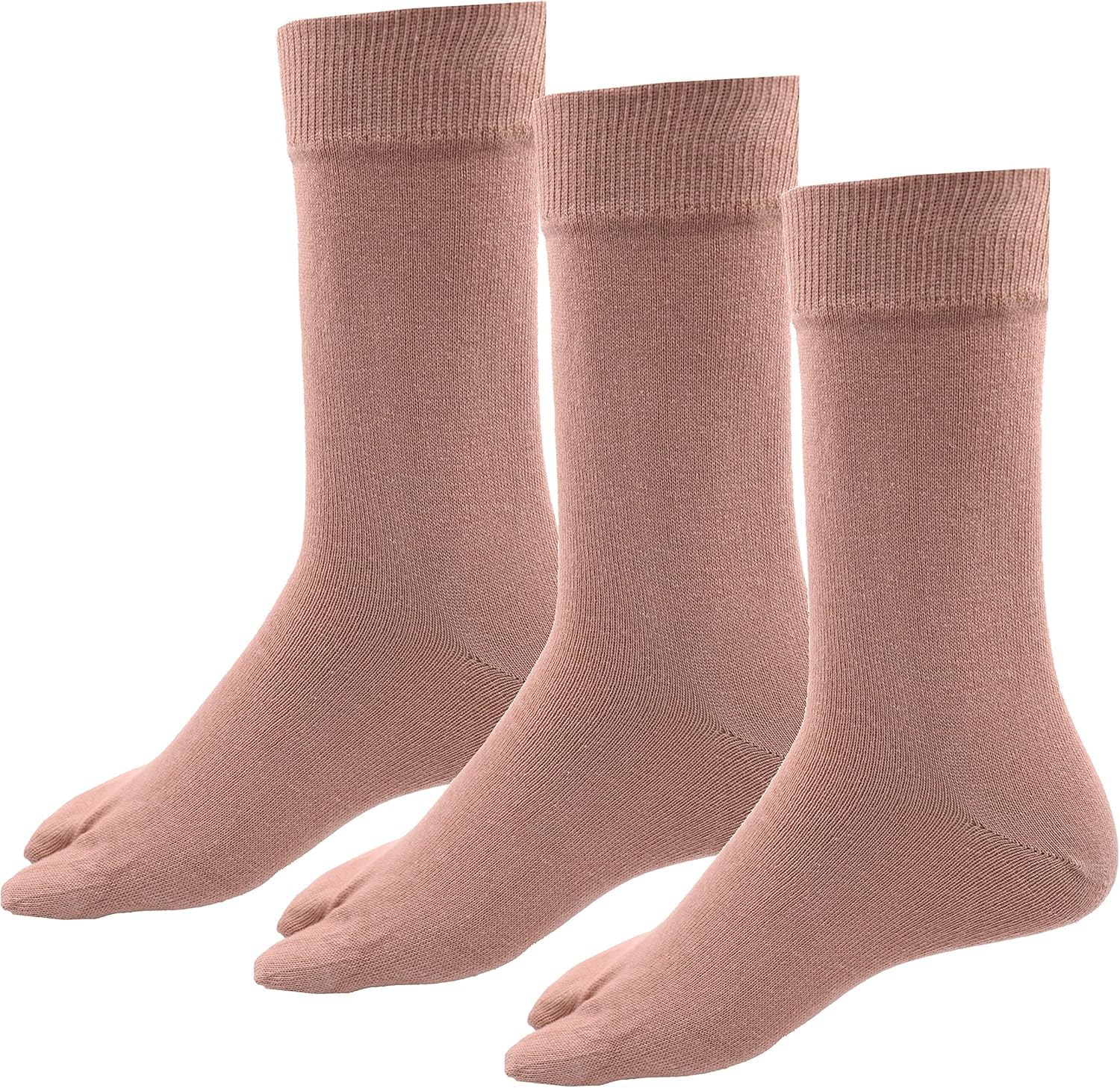 Women's Solid Plain Cotton Ankle Length Thumb socks pack of 3 pair-picture-49